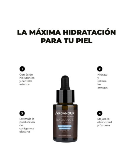Radiance - Sérum facial - Ácido hialurónico y centella asiática